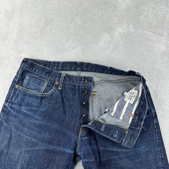 The Hill Side Blue Jeans Made In Japan Selvedge Denim Pants Men’s Size 34 US - Picture 10 of 11